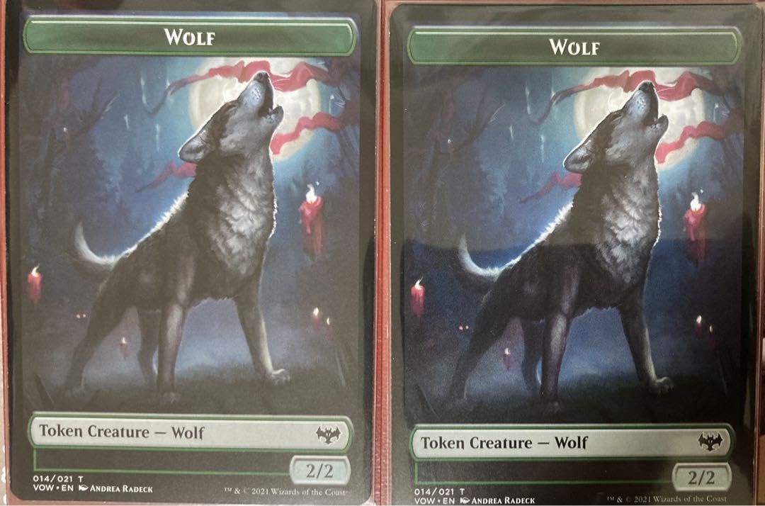 MTG　英語　ウサギ　トークン　ANDREA RADECK アーティストプルーフ Amazon.co.jp: MTG 英語 狼トークン ANDREA RADECK アーティスト